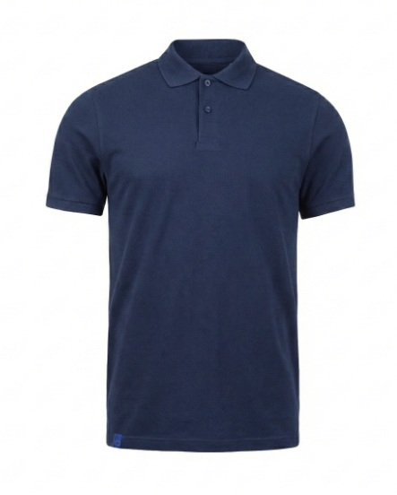 Polo 240 g maille piquée personnalisable Europe Bleu marine